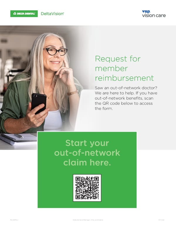 Vision Request for member reimbursement - Page 1