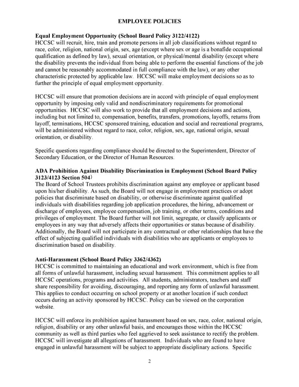 HCCSC Employee Guide - Page 5