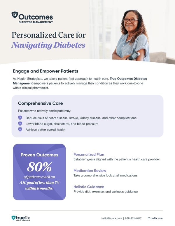 Personalized Care for Navigating Diabetes - Page 1