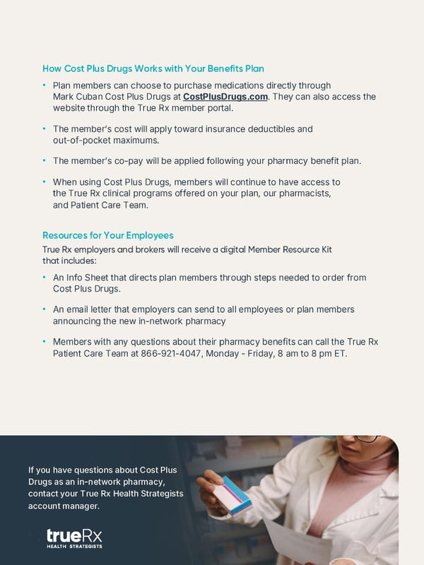 Partnership Announcement: True Rx and Mark Cuban Cost Plus Drugs - Page 2