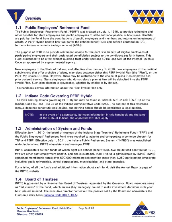 Public Employees' Retirement Fund Hybrid Plan: Member Handbook - Page 5