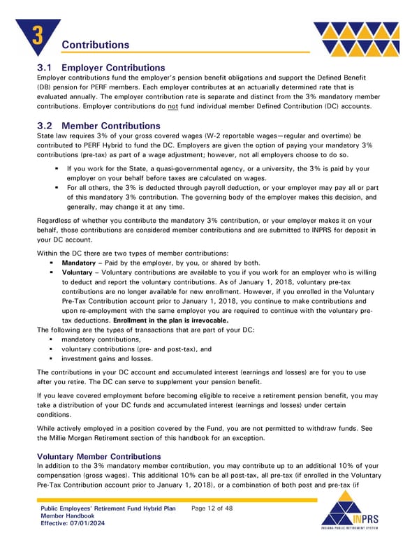 Public Employees' Retirement Fund Hybrid Plan: Member Handbook - Page 12