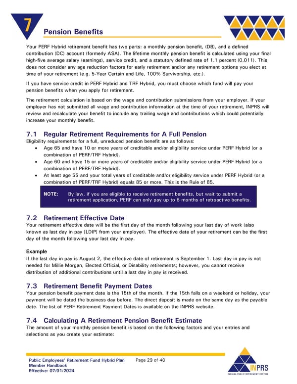 Public Employees' Retirement Fund Hybrid Plan: Member Handbook - Page 29