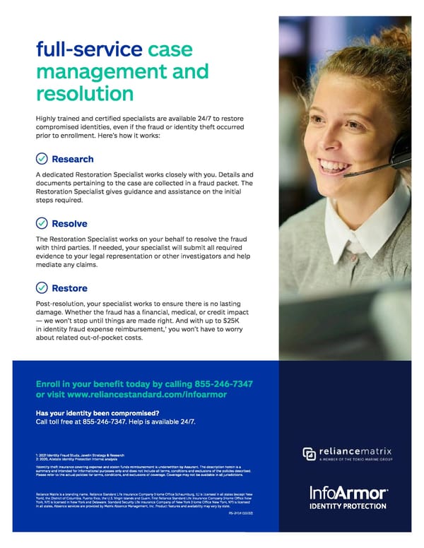 Identity Theft Protection and Monitoring Services - Page 2