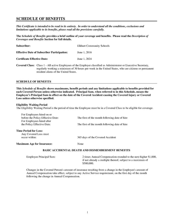 Group AD&D Certificate - Page 11