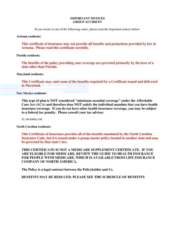 Group AD&D Certificate Class 3 - Page 3