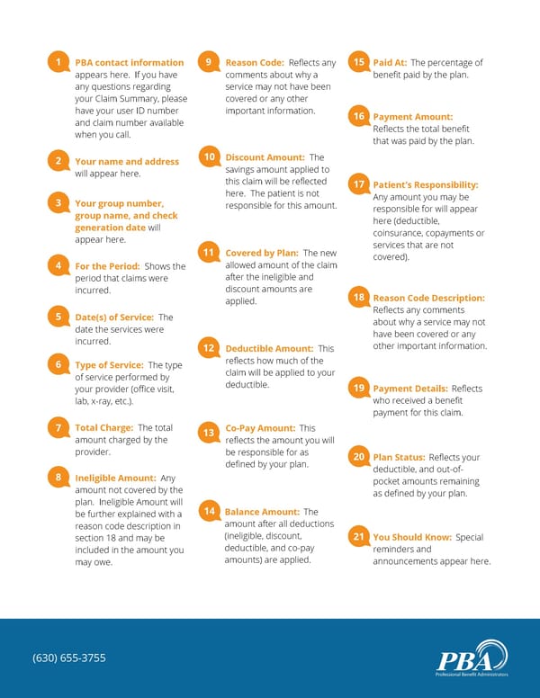 Understanding Your Claim Summary - Page 2