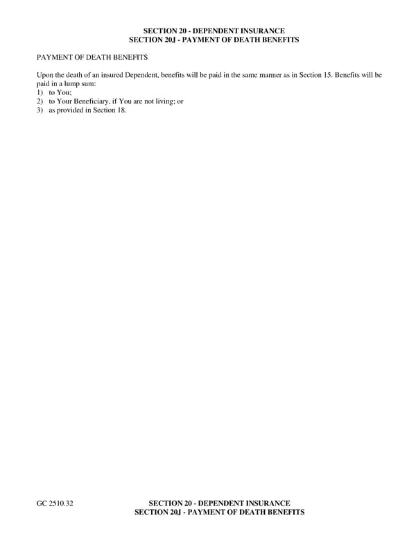 Group Term Life Insurance Certificate with Accelerated Life Benefit - Page 47