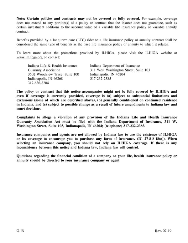 Group Term Life Insurance Certificate with Accelerated Life Benefit - Page 53