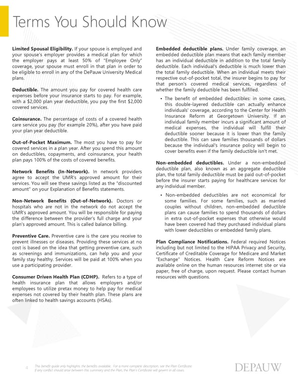 Pre-65 Retirees: Benefit Guide 2025 - Page 4