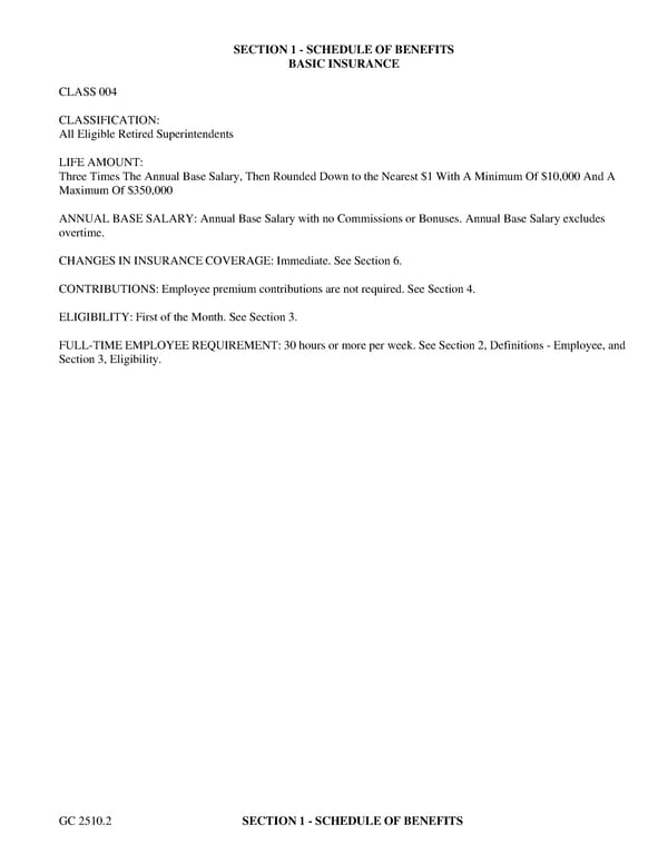 Group Term Life Insurance Certificate - Page 3