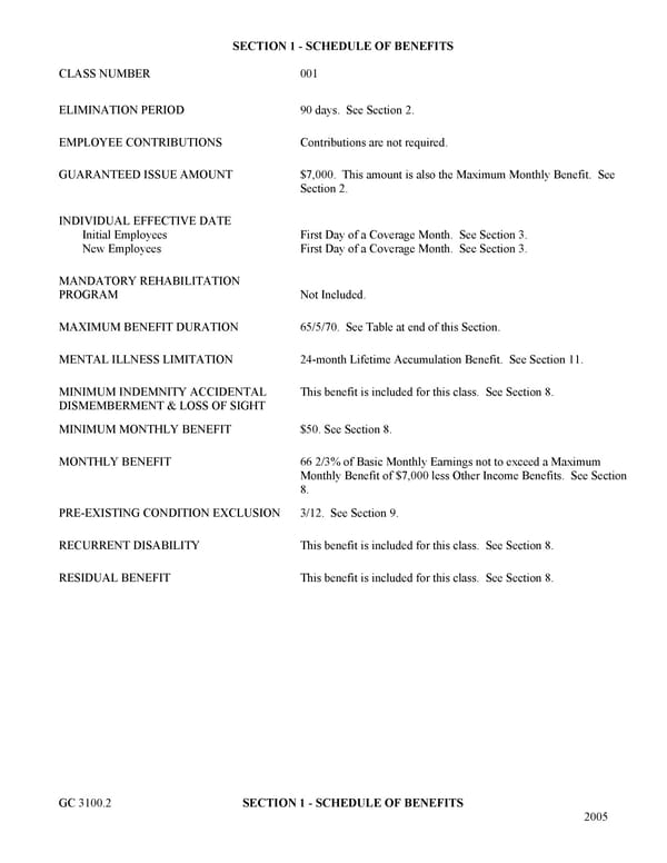 Certificate of Insurance: Group Long Term Disability Income Insurance - Page 4