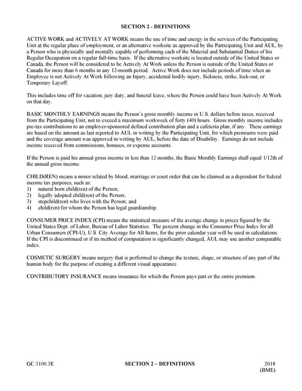 Certificate of Insurance: Group Long Term Disability Income Insurance - Page 7