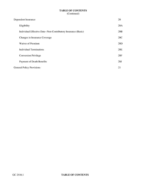 Group Term Life Insurance Certificate - Page 3