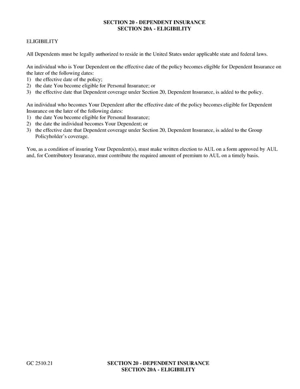 Group Term Life Insurance Certificate - Page 38