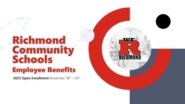 Richmond Community Schools Employee Benefits 2025 - Page 1