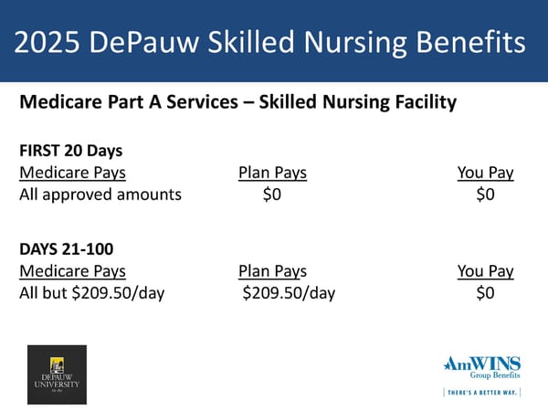 DePauw University Medical & Rx Benefits Program for Medicare Retirees - Page 15