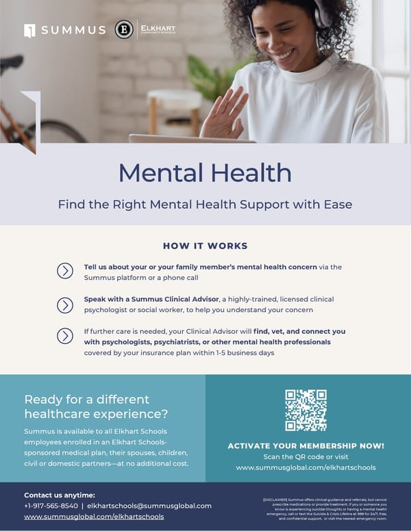 Mental Health Support with Summus - Page 1