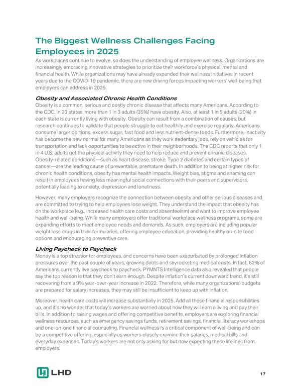 2025 Employee Benefits Market Outlook - Page 17