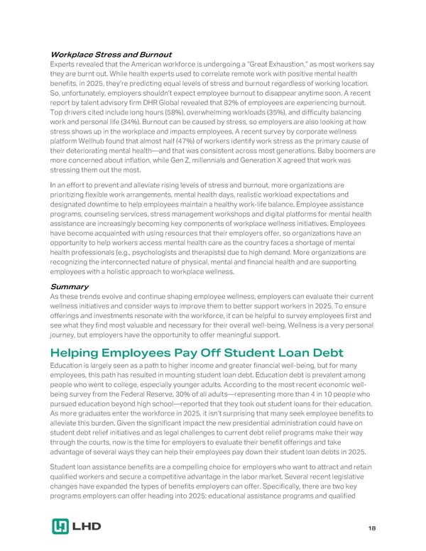 2025 Employee Benefits Market Outlook - Page 18