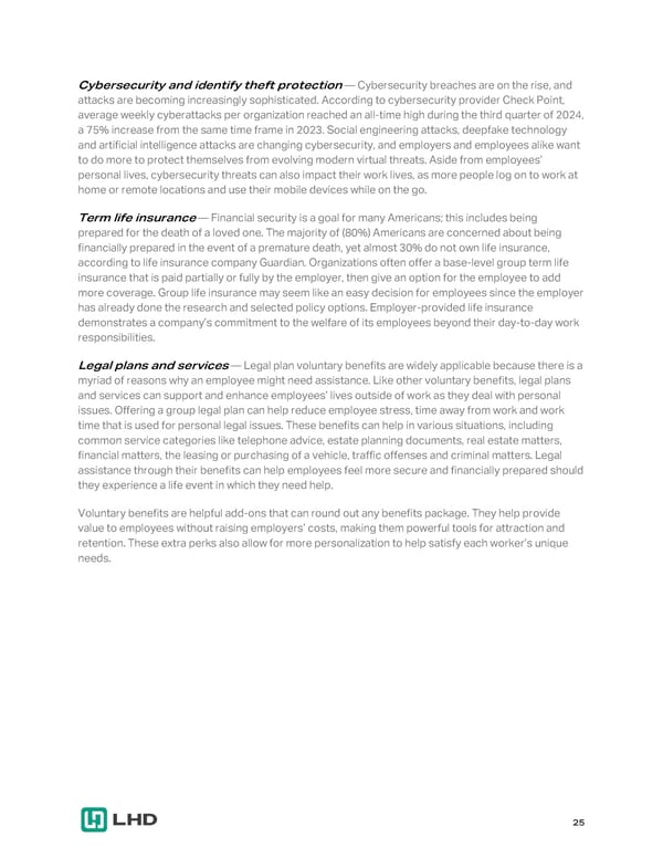 2025 Employee Benefits Market Outlook - Page 25