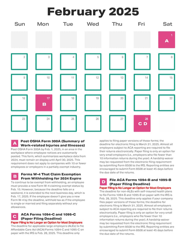 2025 HR Compliance Calendar - Page 3