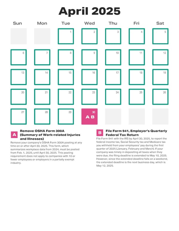 2025 HR Compliance Calendar - Page 6