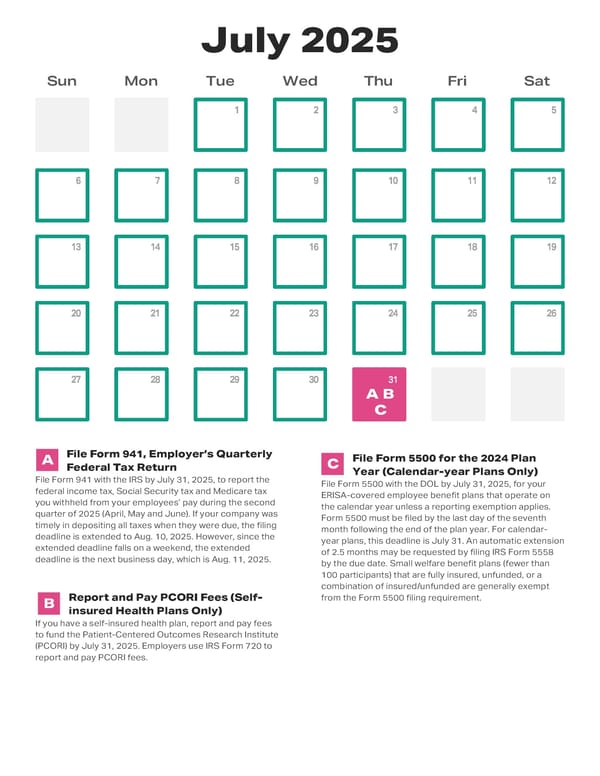 2025 HR Compliance Calendar - Page 9