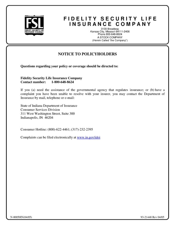 Group Vision Insurance Certificate - Page 12