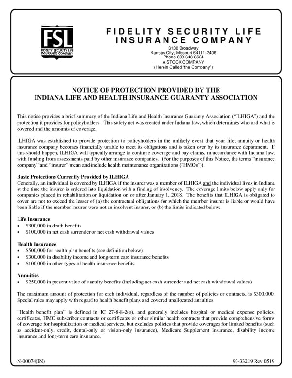 Group Vision Insurance Certificate - Page 13