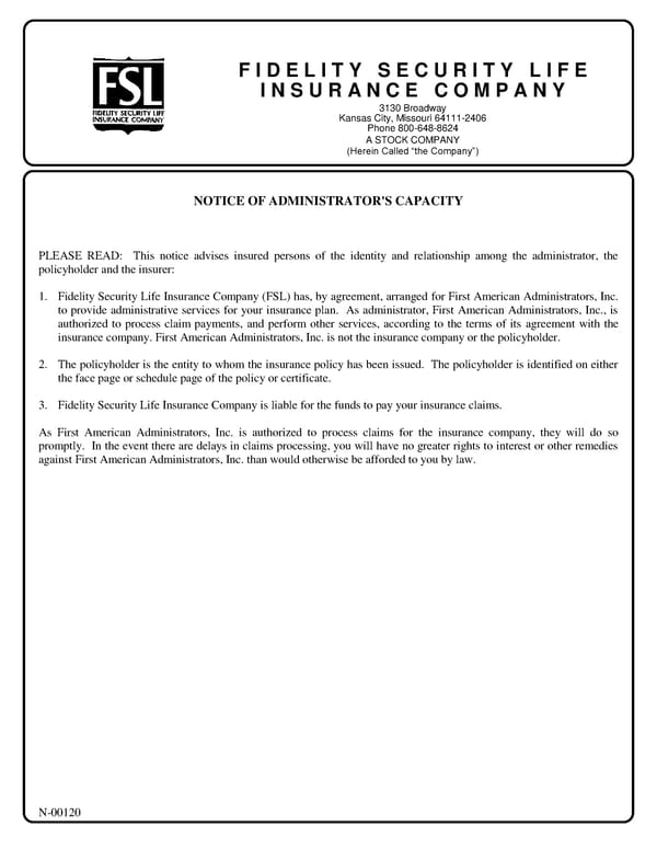 Group Vision Insurance Certificate - Page 15