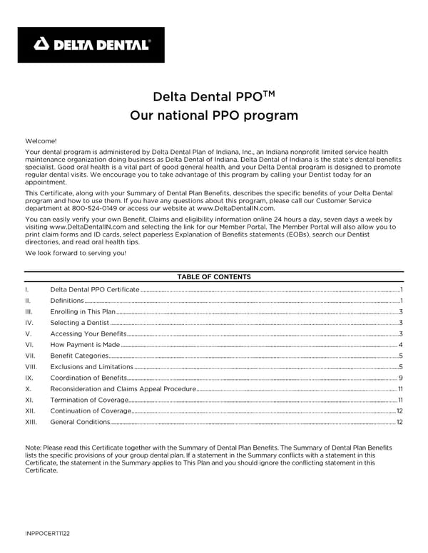 Delta Dental Contract Agreement Letter - Page 13