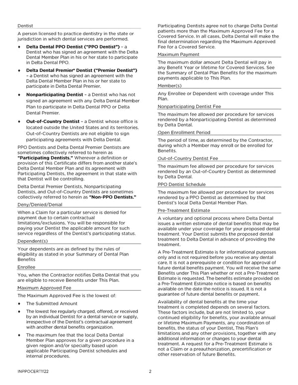 Delta Dental Contract Agreement Letter - Page 15