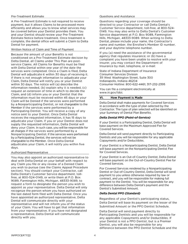 Delta Dental Contract Agreement Letter - Page 17