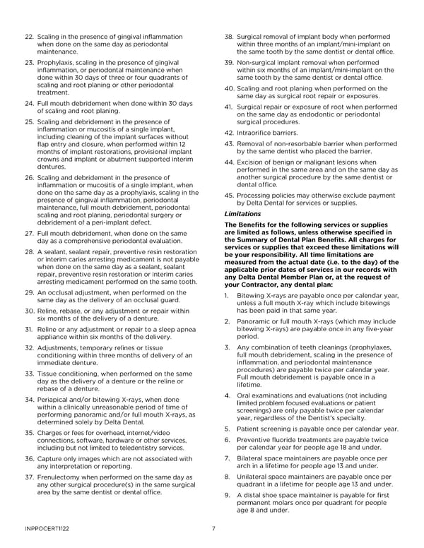 Delta Dental Contract Agreement Letter - Page 20