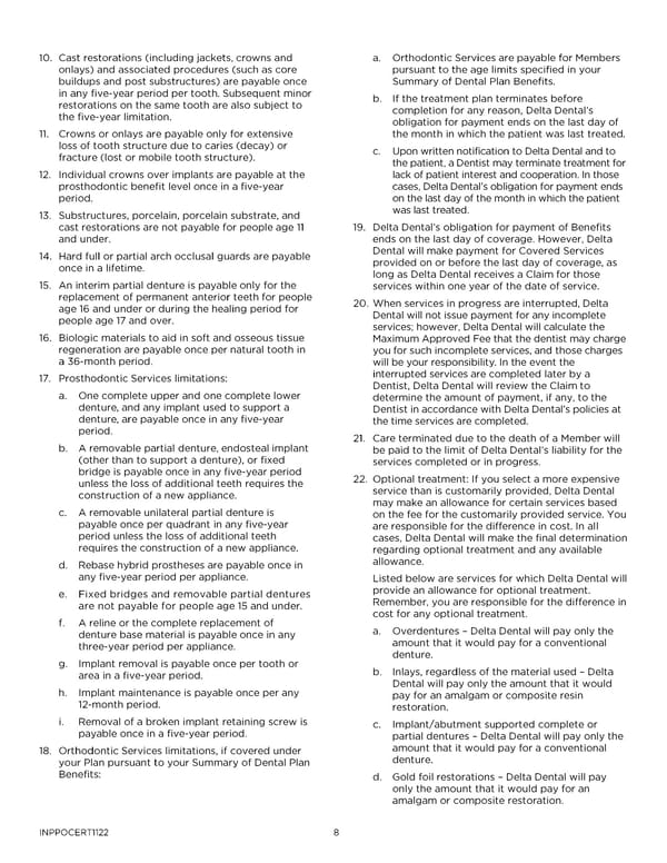Delta Dental Contract Agreement Letter - Page 21