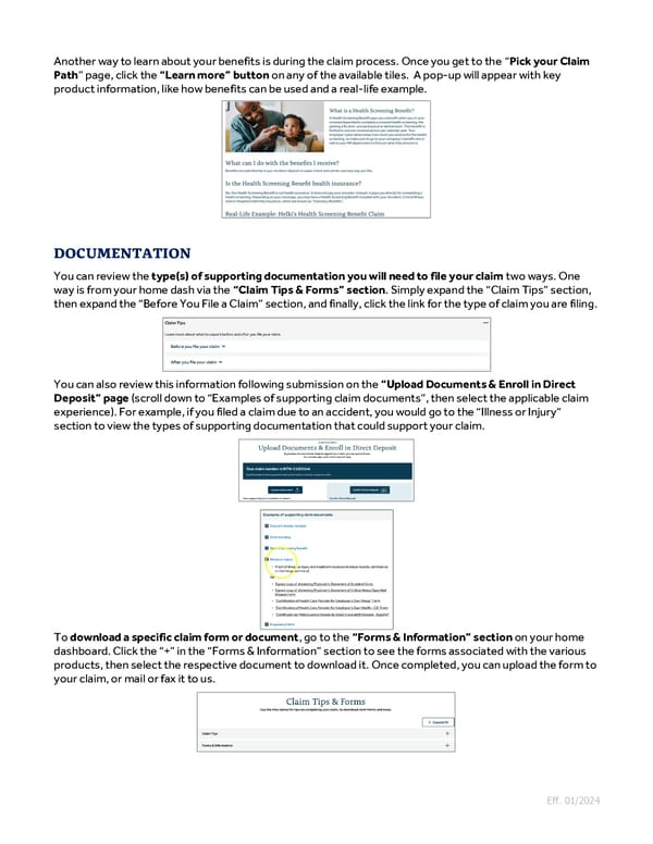 Guide to Filing Voluntary Benefits Claims on myNYLGBS.com - Page 7