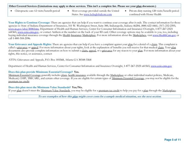 2025 SBC HCCSC Anthem HealthSync PPO 2 - Page 5