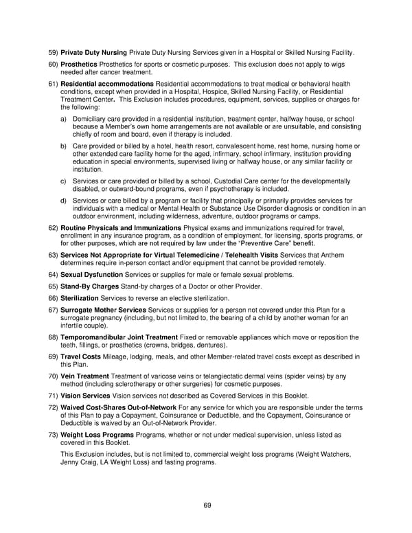 Anthem Blue Access PPO Option 23 with Rx Option T3 IN PPO Large 96R4 01 01 2025 L12026M001 L12026 English EOC CY - Page 70