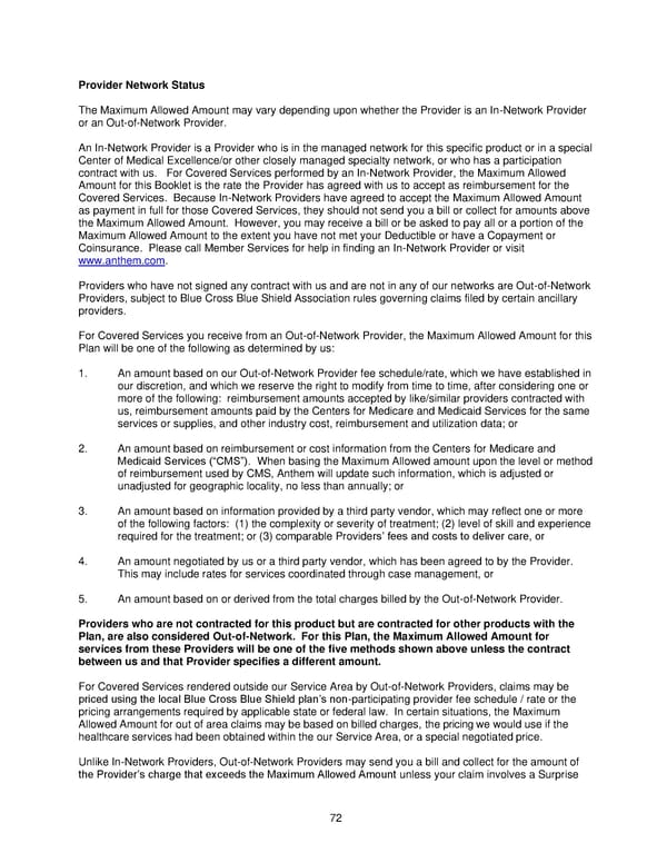 Anthem Blue Access PPO Option 23 with Rx Option T3 IN PPO Large 96R4 01 01 2025 L12026M001 L12026 English EOC CY - Page 73