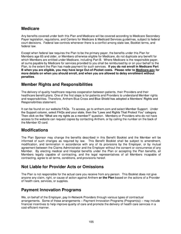 Anthem Blue Access PPO Option 23 with Rx Option T3 IN PPO Large 96R4 01 01 2025 L12026M001 L12026 English EOC CY - Page 106