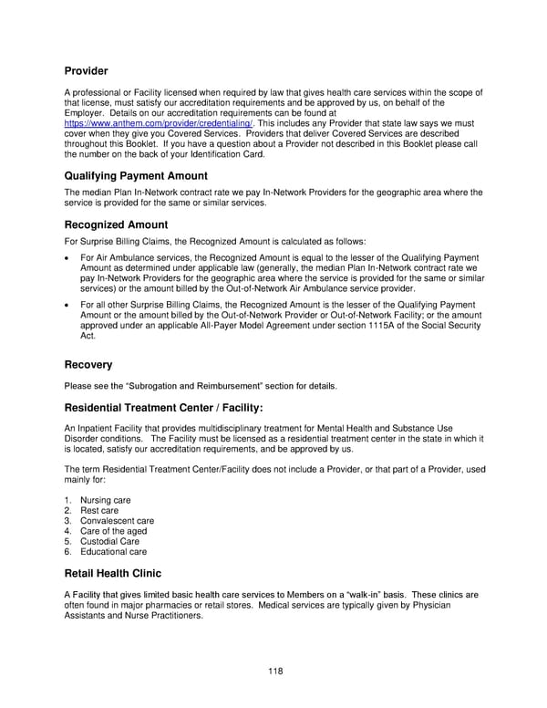 Anthem Blue Access PPO Option 23 with Rx Option T3 IN PPO Large 96R4 01 01 2025 L12026M001 L12026 English EOC CY - Page 119