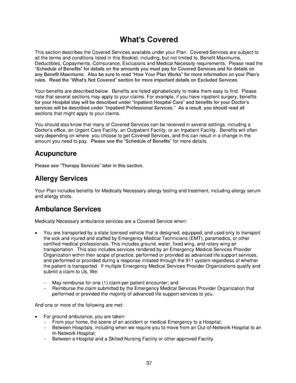 Anthem Blue Access PPO HSA Option E6 IN PPO Large 96R6 01 01 2025 L12026MR02 L12026 English EOC CY - Page 38