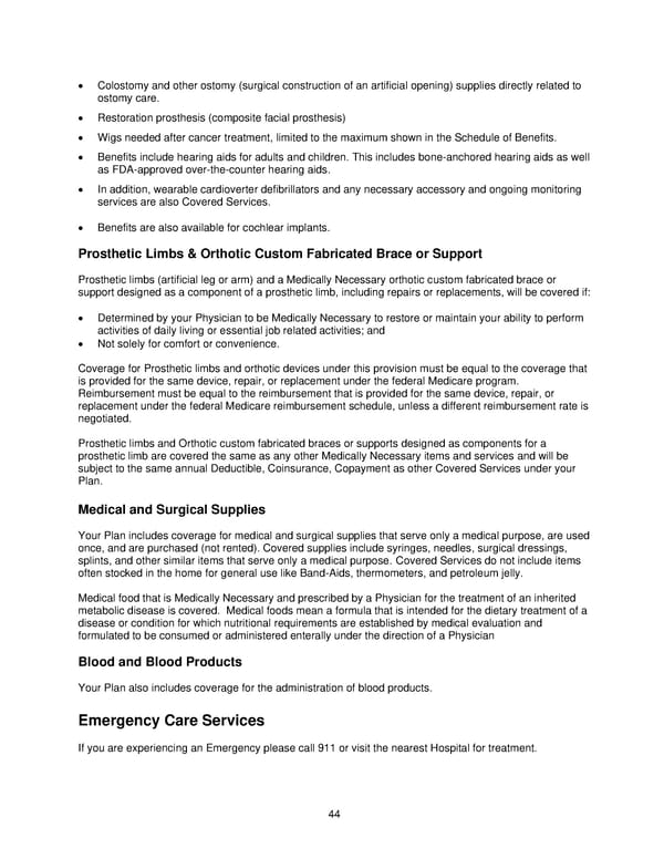 Anthem Blue Access PPO HSA Option E6 IN PPO Large 96R6 01 01 2025 L12026MR02 L12026 English EOC CY - Page 45