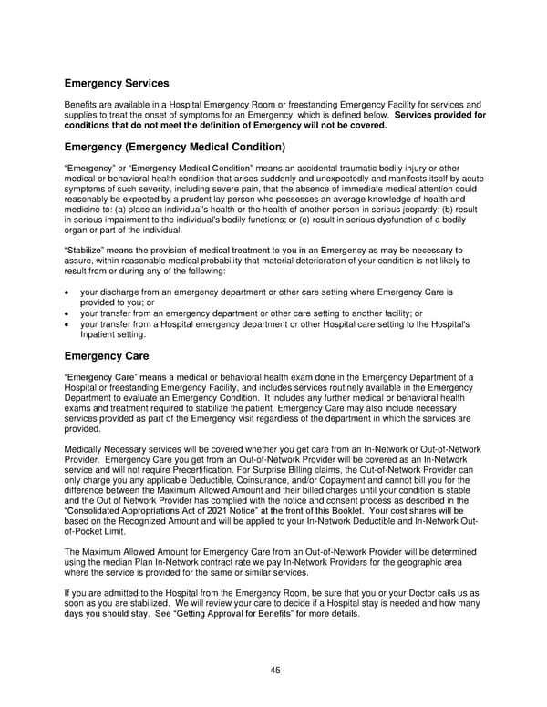 Anthem Blue Access PPO HSA Option E6 IN PPO Large 96R6 01 01 2025 L12026MR02 L12026 English EOC CY - Page 46