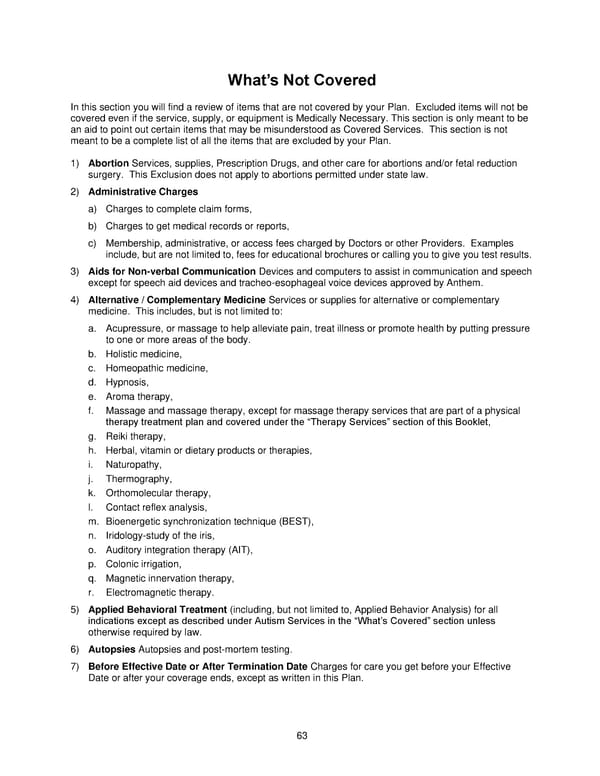 Anthem Blue Access PPO HSA Option E6 IN PPO Large 96R6 01 01 2025 L12026MR02 L12026 English EOC CY - Page 64