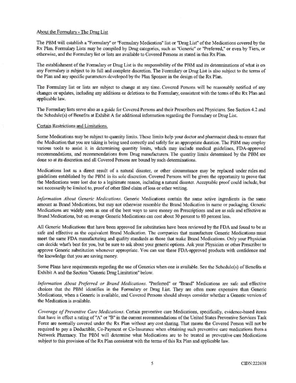 Richmond Community Schools Prescription Drug Benefit Plan - Page 9