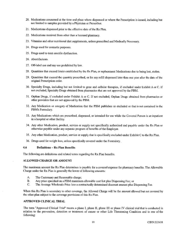 Richmond Community Schools Prescription Drug Benefit Plan - Page 14