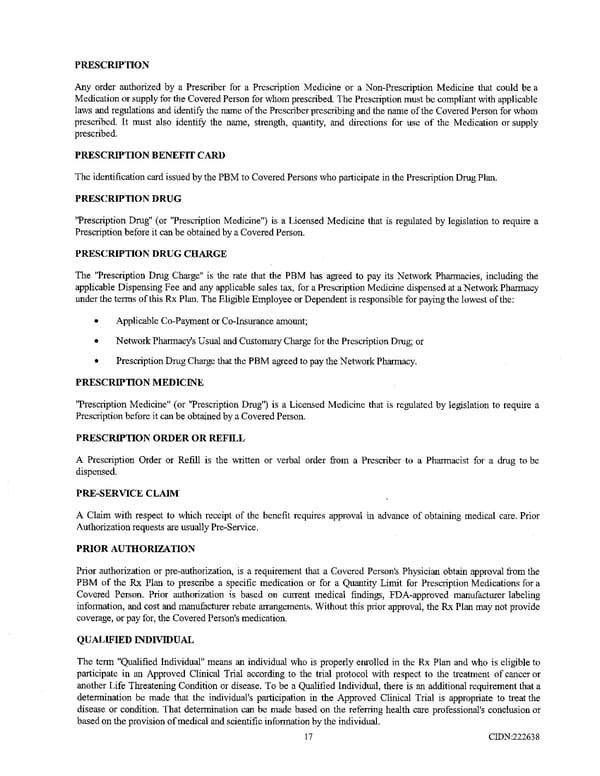 Richmond Community Schools Prescription Drug Benefit Plan - Page 21