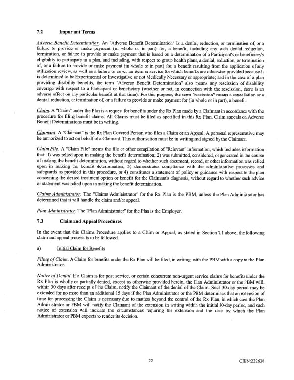 Richmond Community Schools Prescription Drug Benefit Plan - Page 26